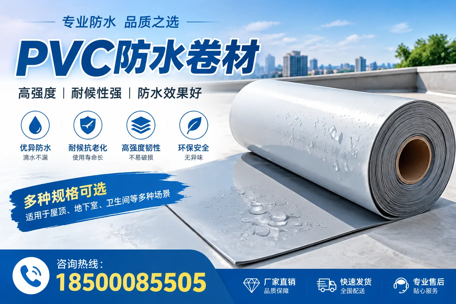 选用PVC防水卷材时需要避开的常见误区，特别是在阿拉尔